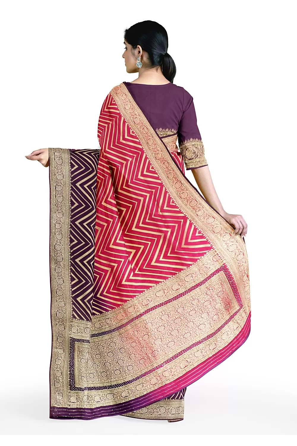 Jamni and Rani Colour Georgette Saree