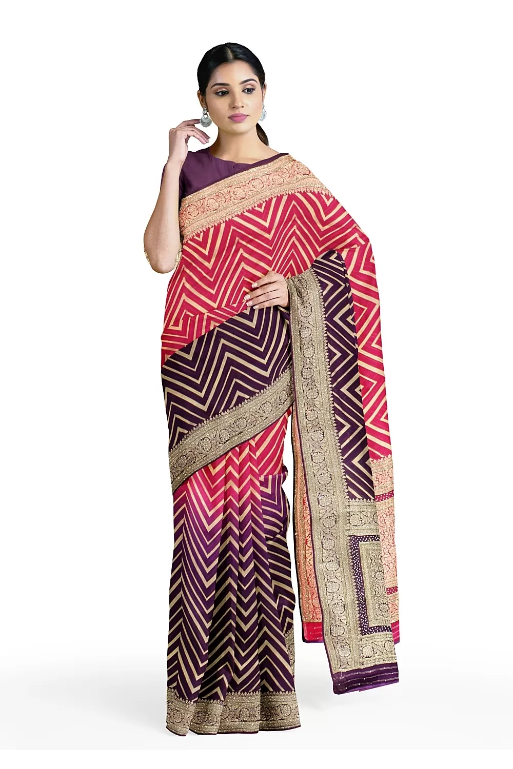 Jamni and Rani Colour Georgette Saree