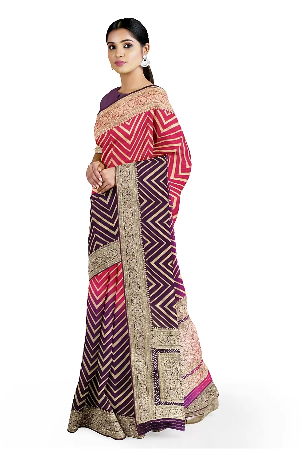 Jamni and Rani Colour Georgette Saree