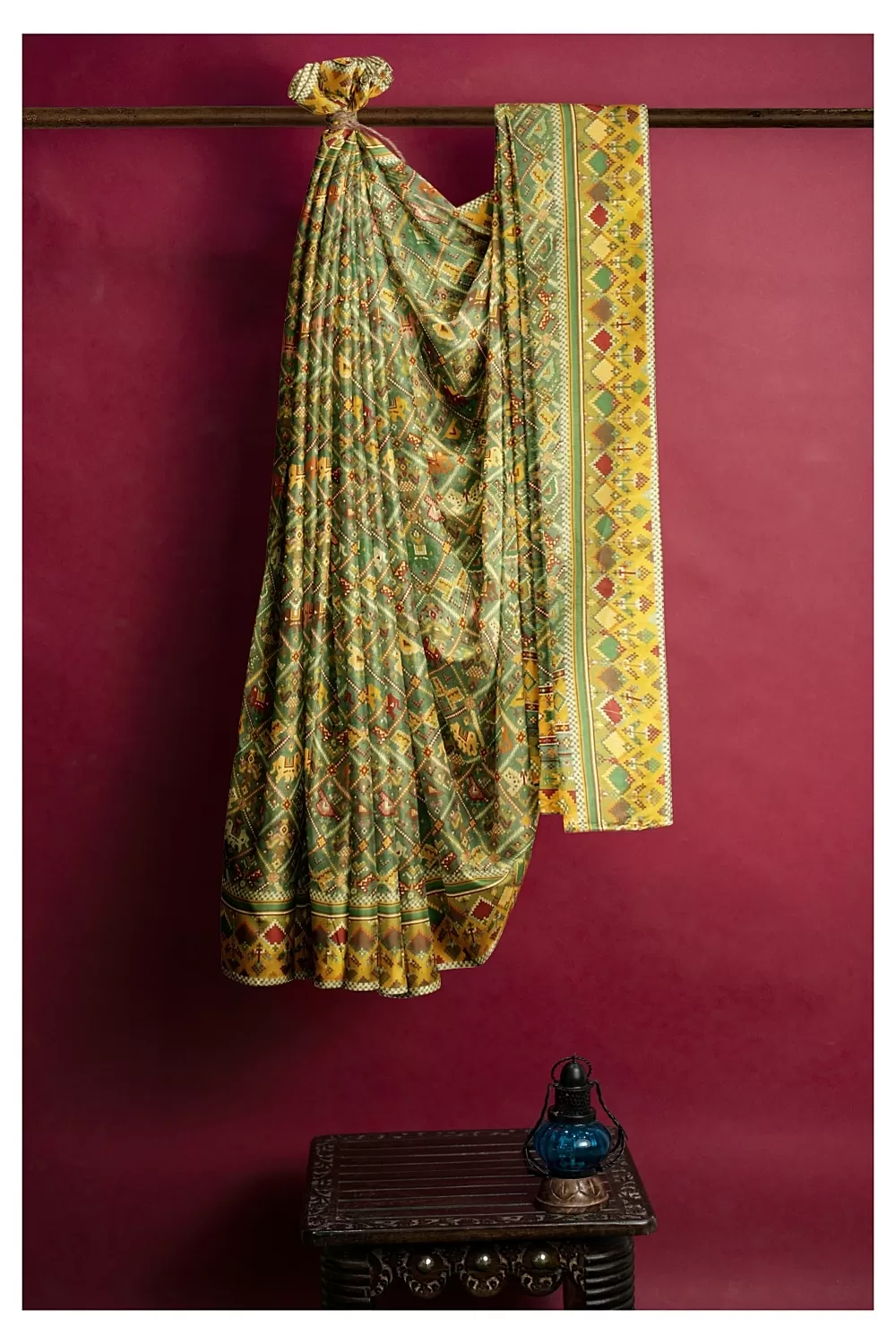 Green Colour Soft Silk Sarees