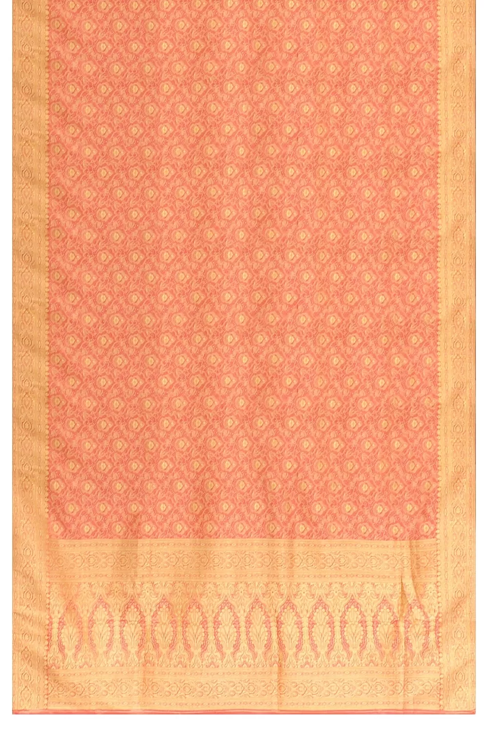 Peach Colour Soft Silk Saree