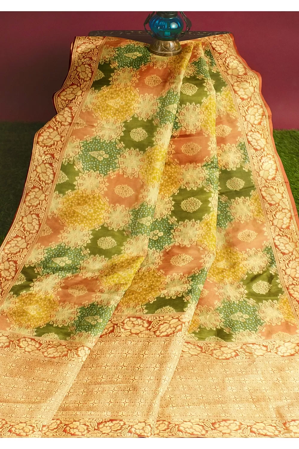 Multi Colour Soft Silk Saree