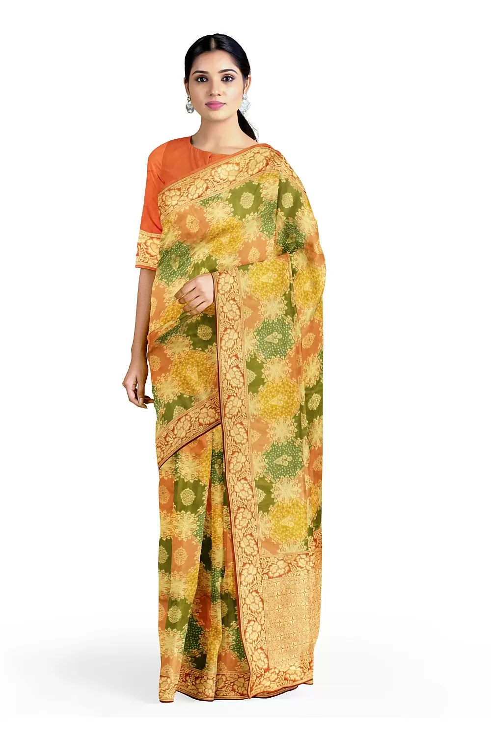 Multi Colour Soft Silk Saree