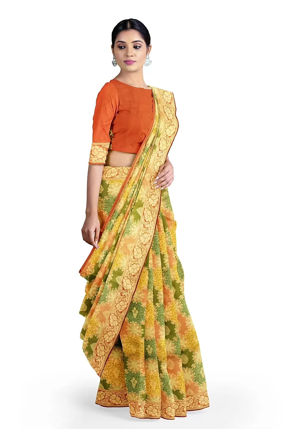 Multi Colour Soft Silk Saree