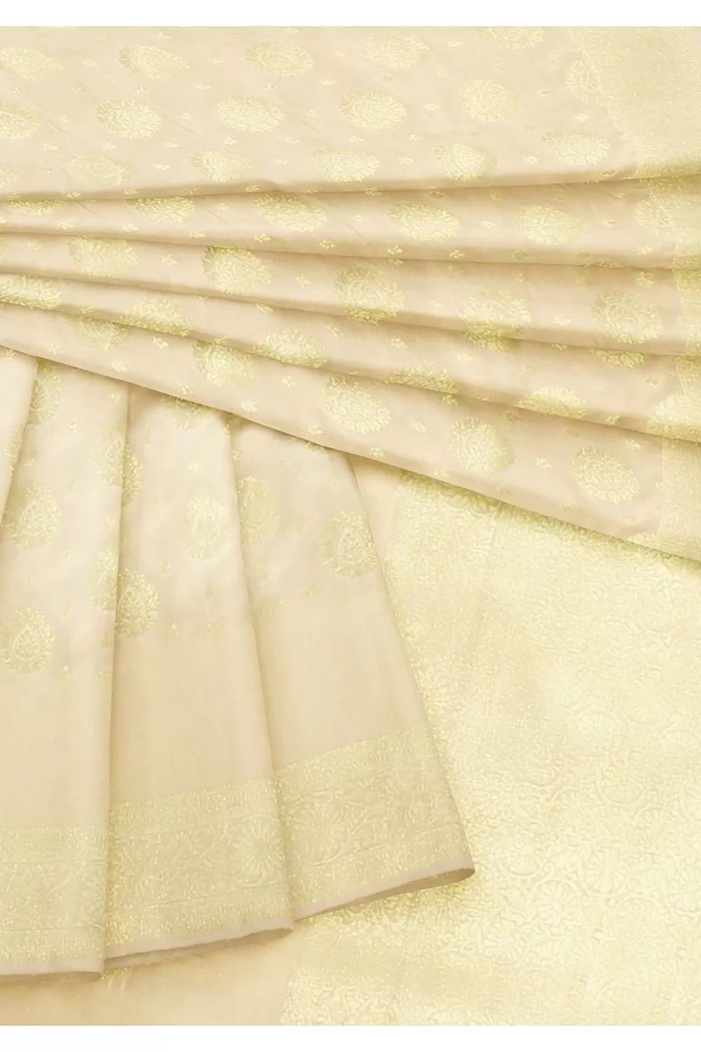 Golden Colour Silk Saree