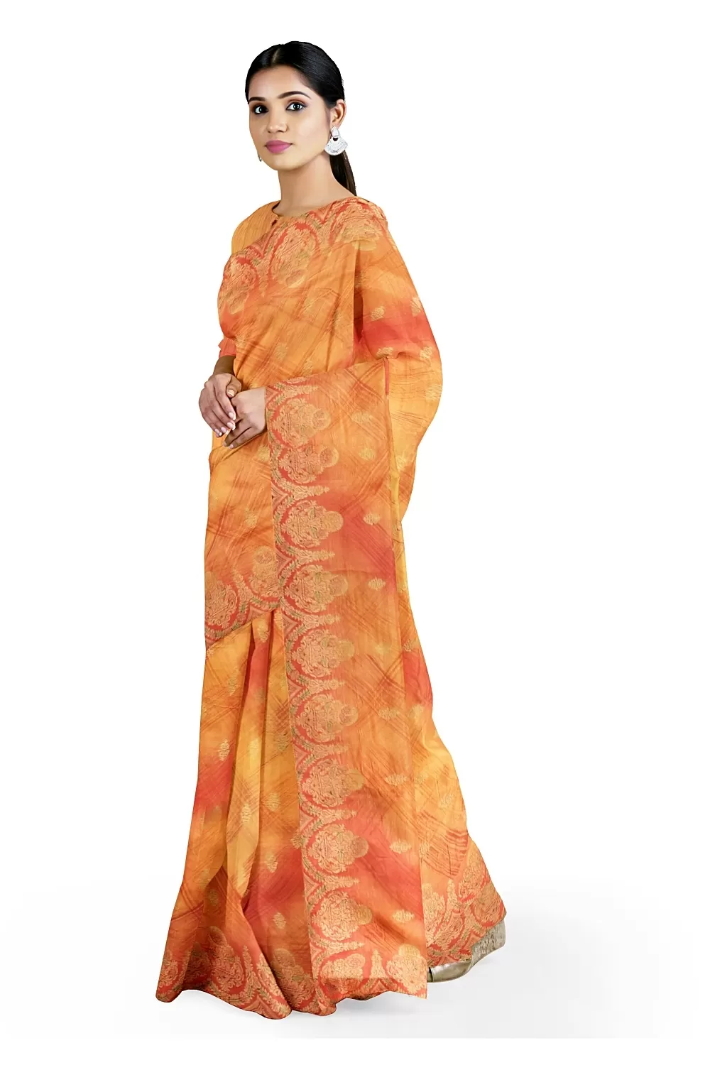 Multi Colour Soft Silk Saree