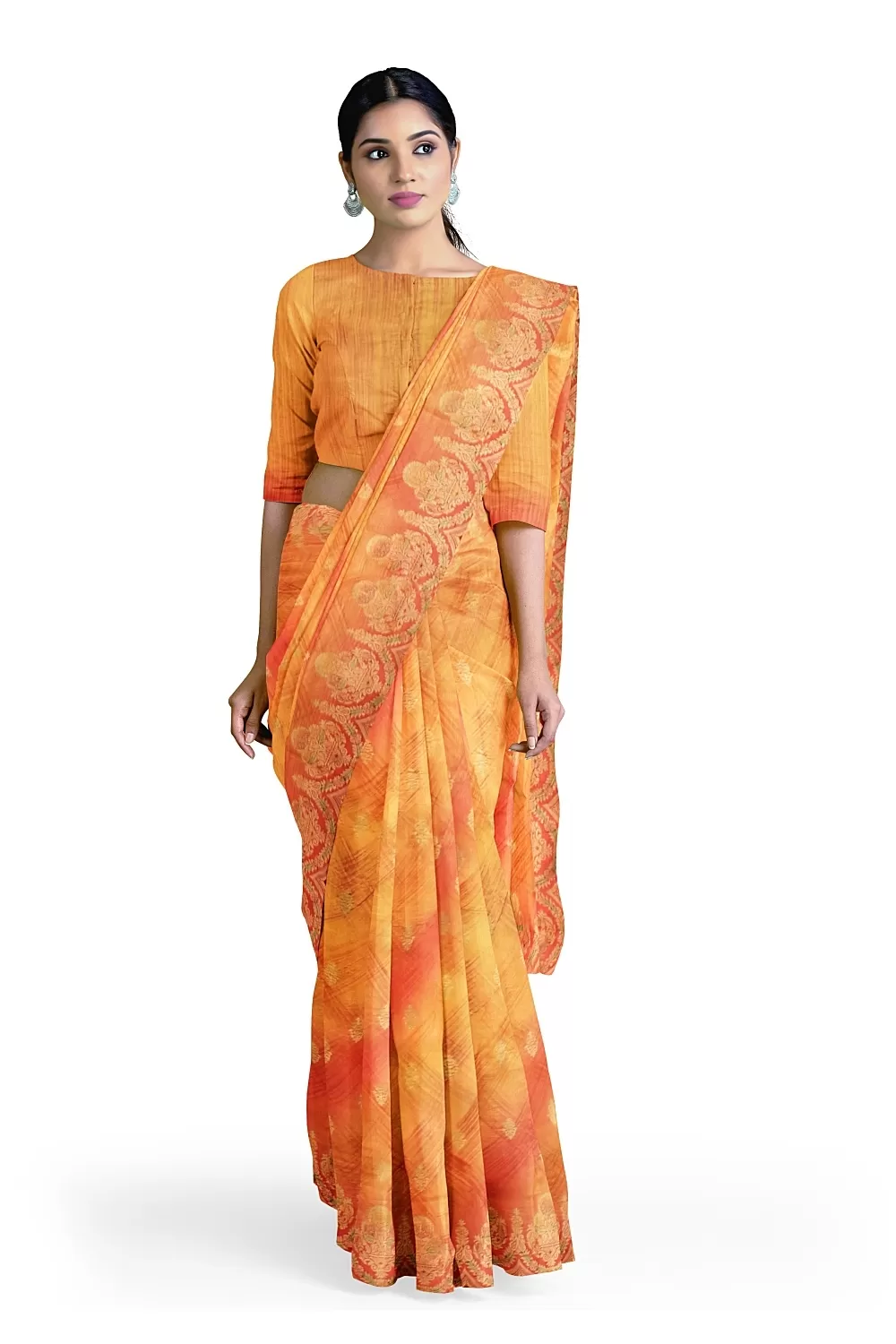 Multi Colour Soft Silk Saree