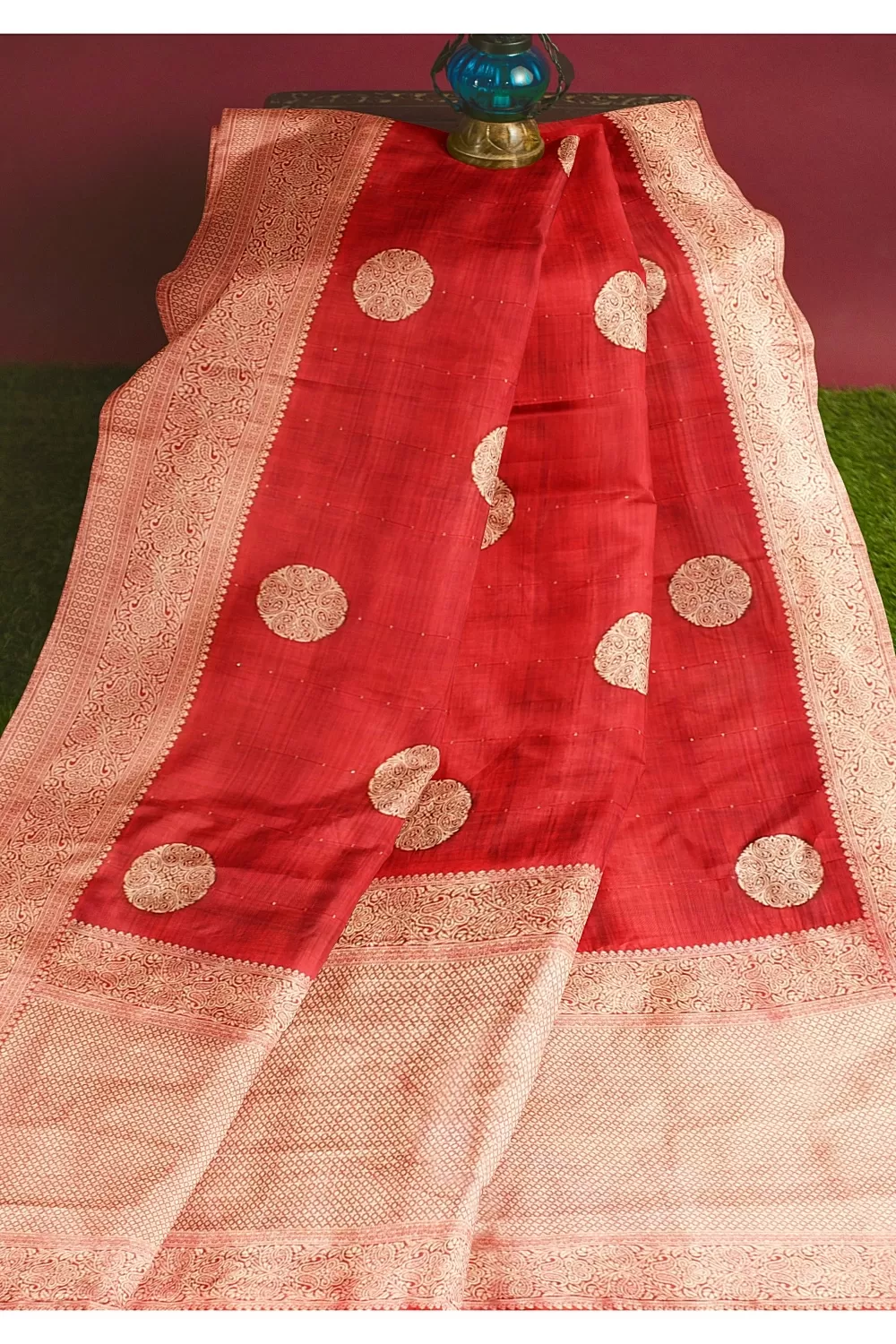 Red Colour Soft Silk Saree