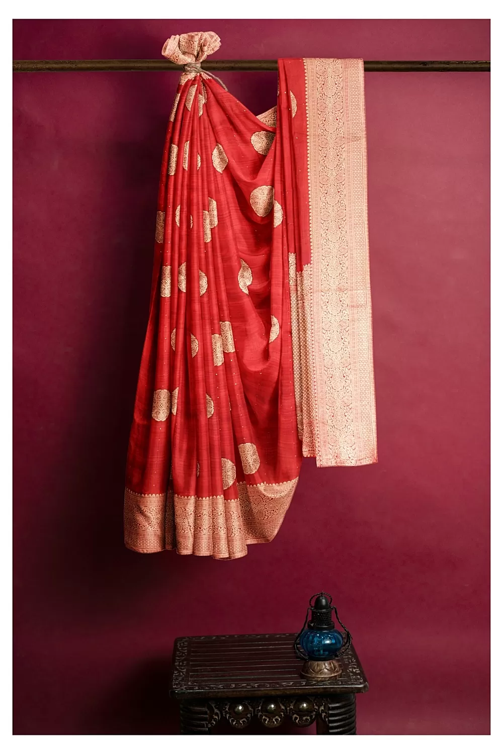 Red Colour Soft Silk Saree