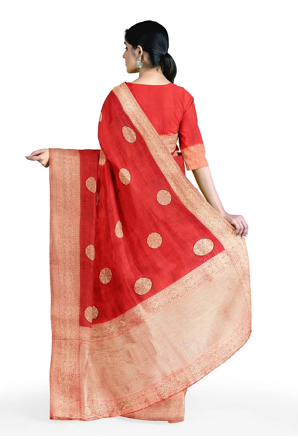 Red Colour Soft Silk Saree