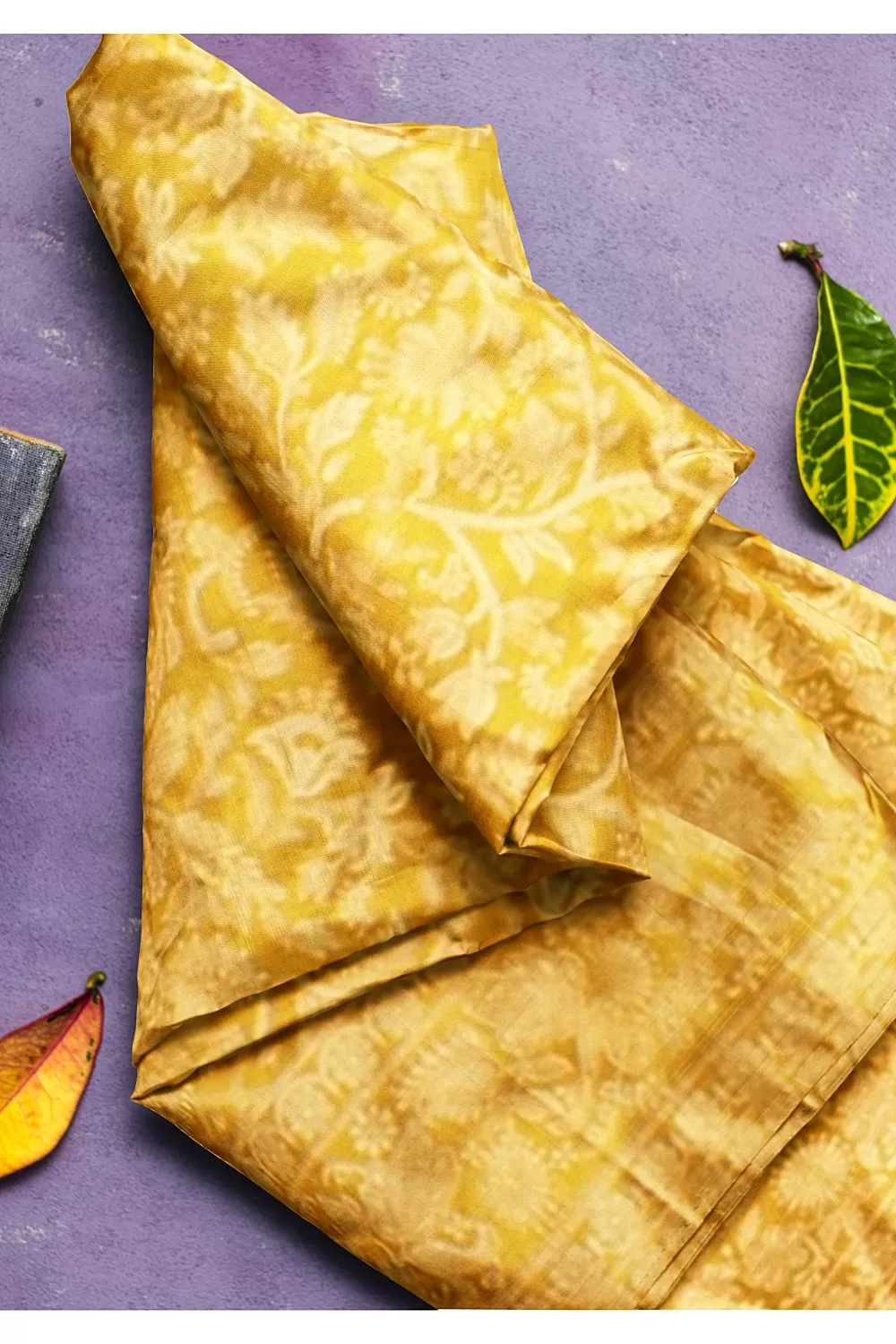 Musterd Yellow Colour Soft Silk Saree