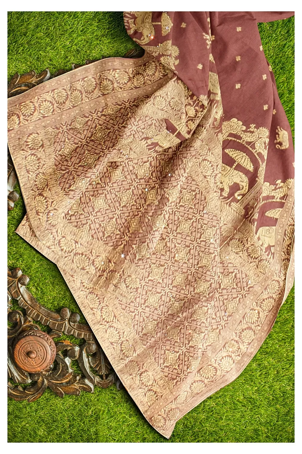 Dusty Colour Soft Silk Saree