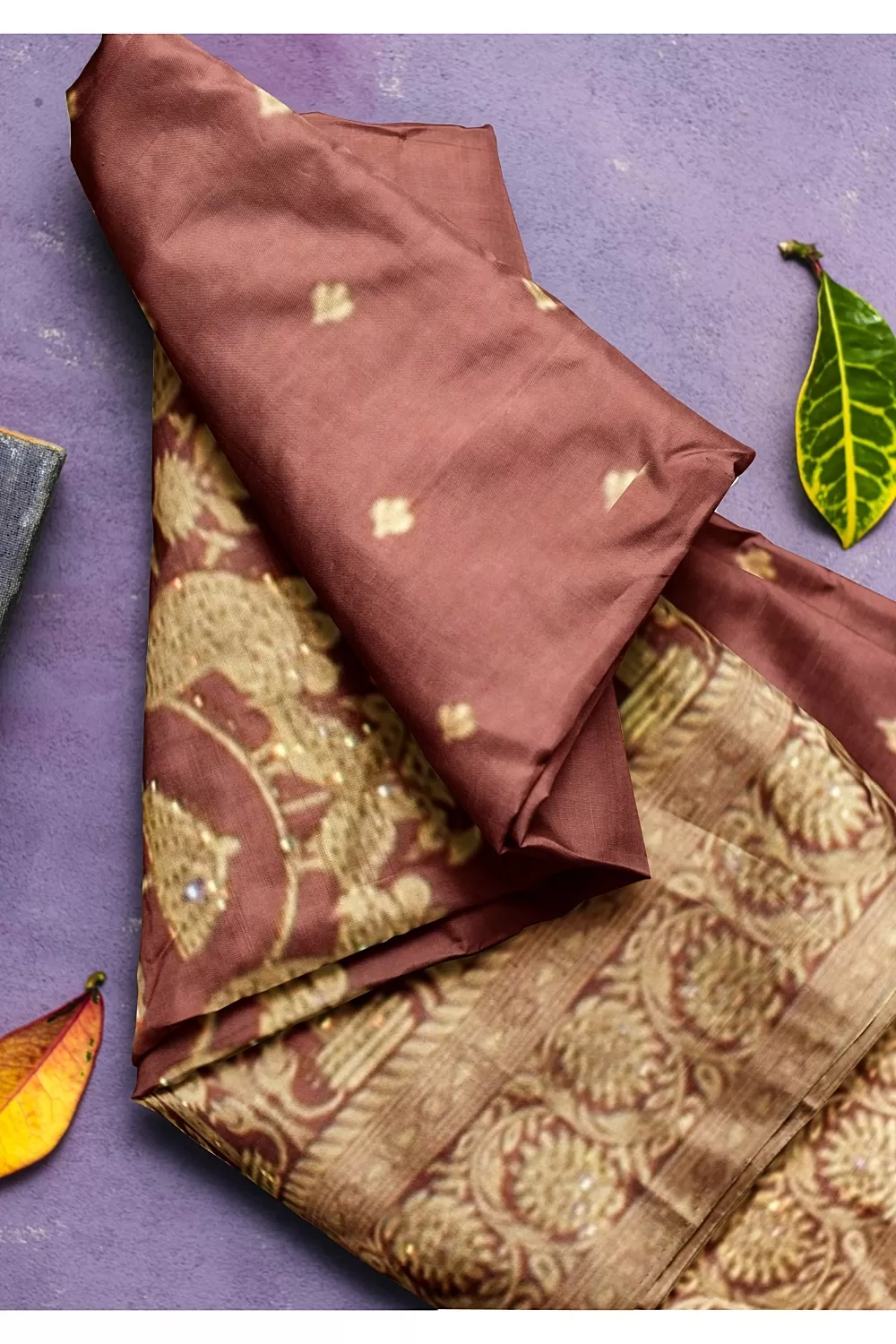 Dusty Colour Soft Silk Saree