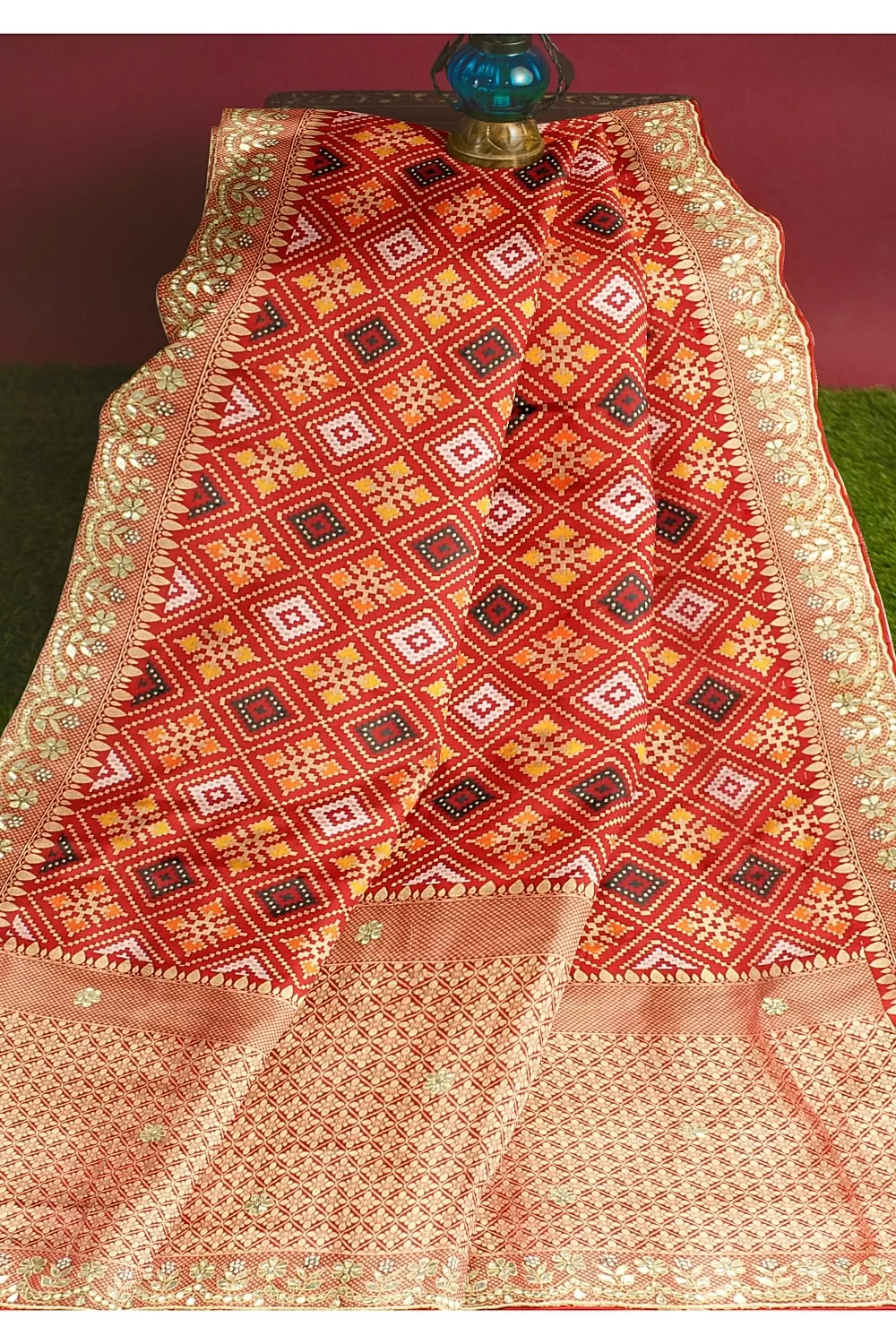 Red Colour Silk Saree