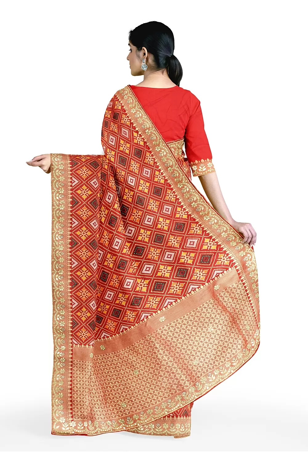 Red Colour Silk Saree