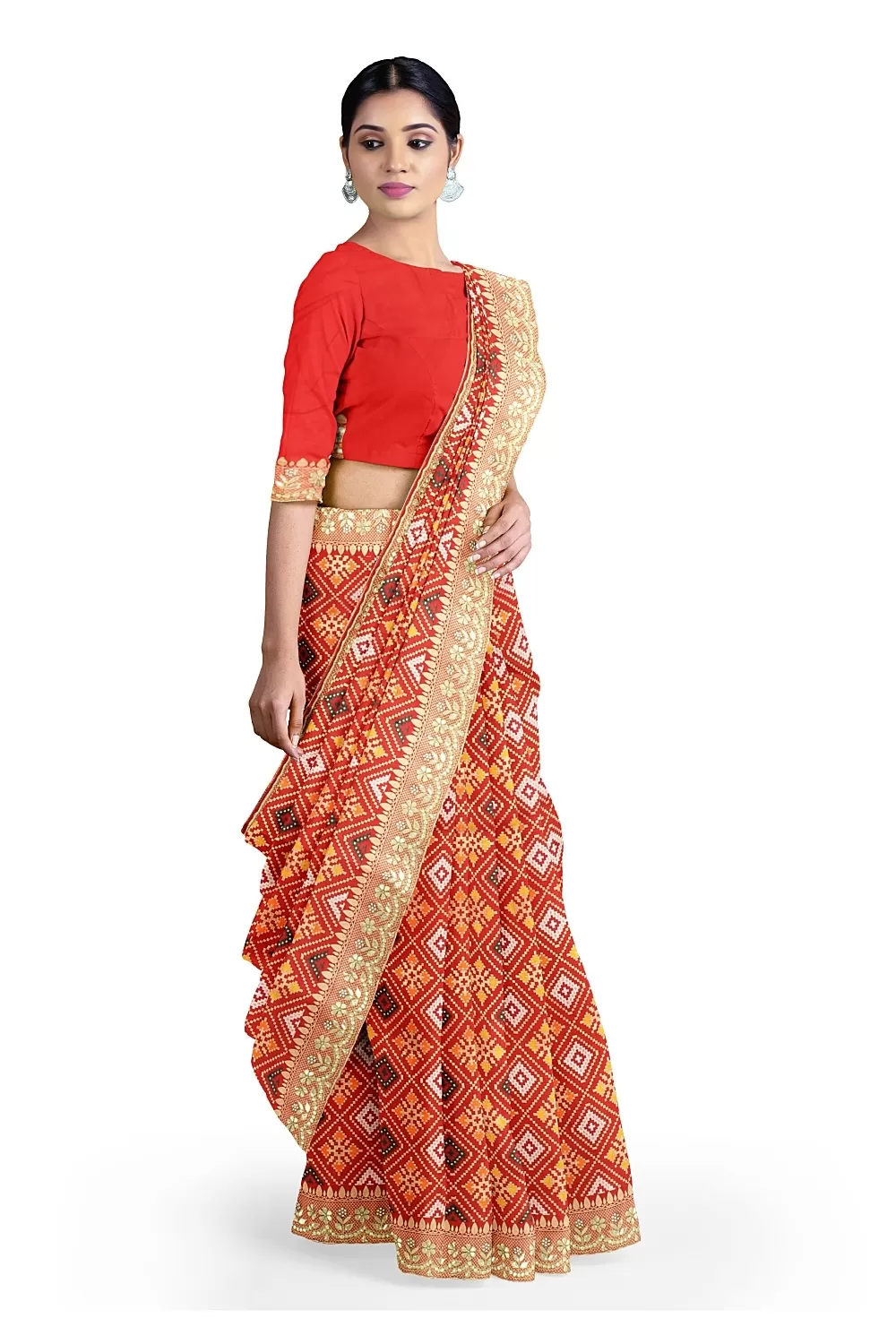 Red Colour Silk Saree