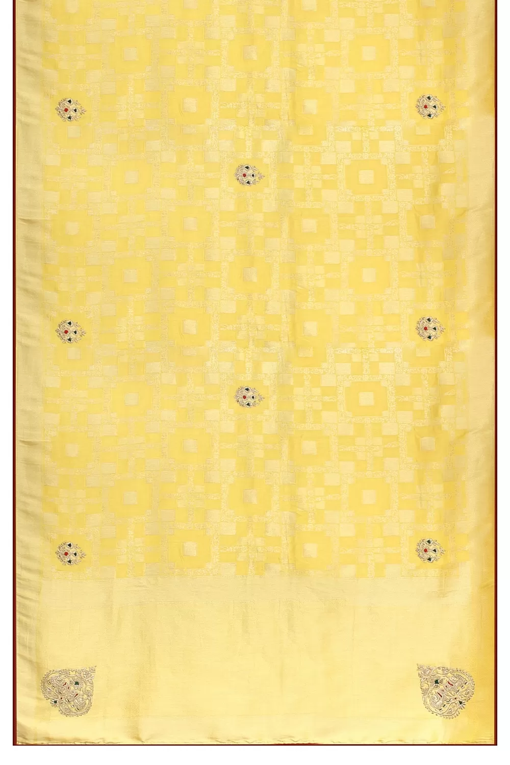 Yellow Colour Soft Silk Saree