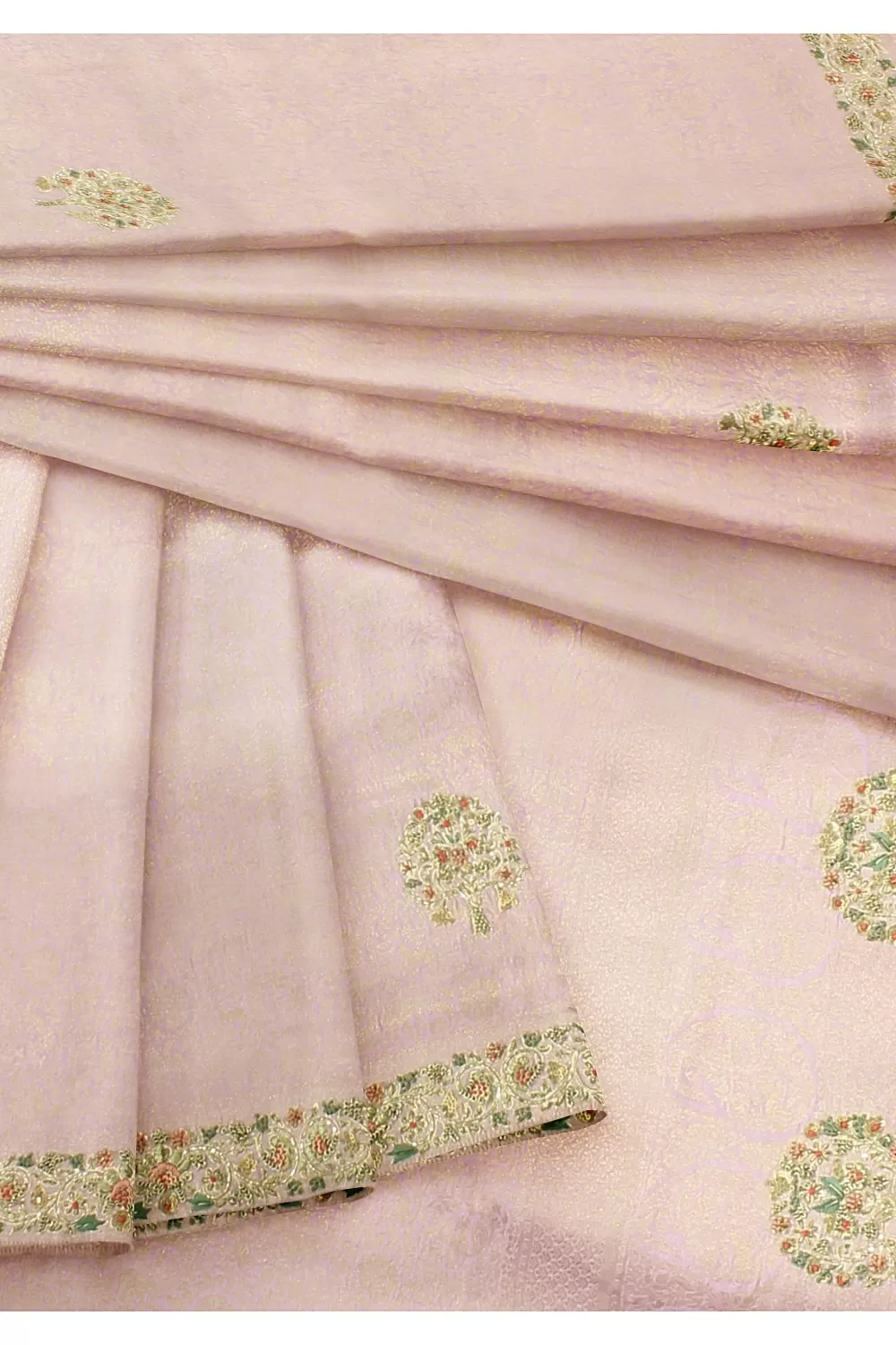 Mauve Colour Silk Saree