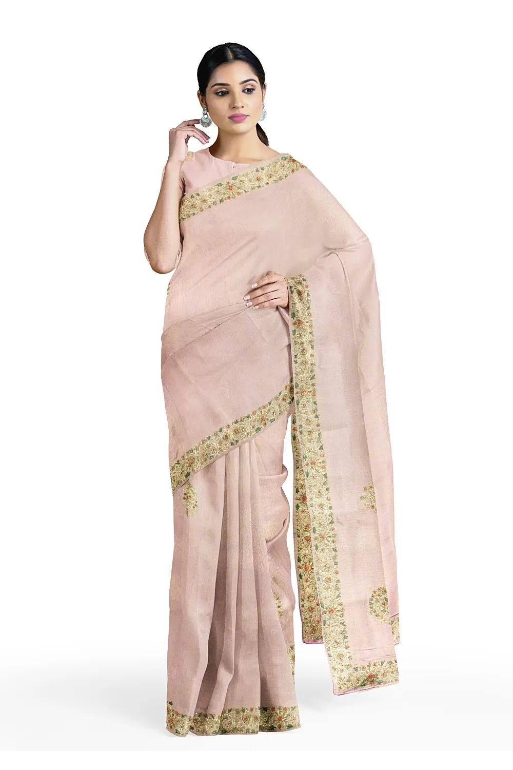 Mauve Colour Silk Saree