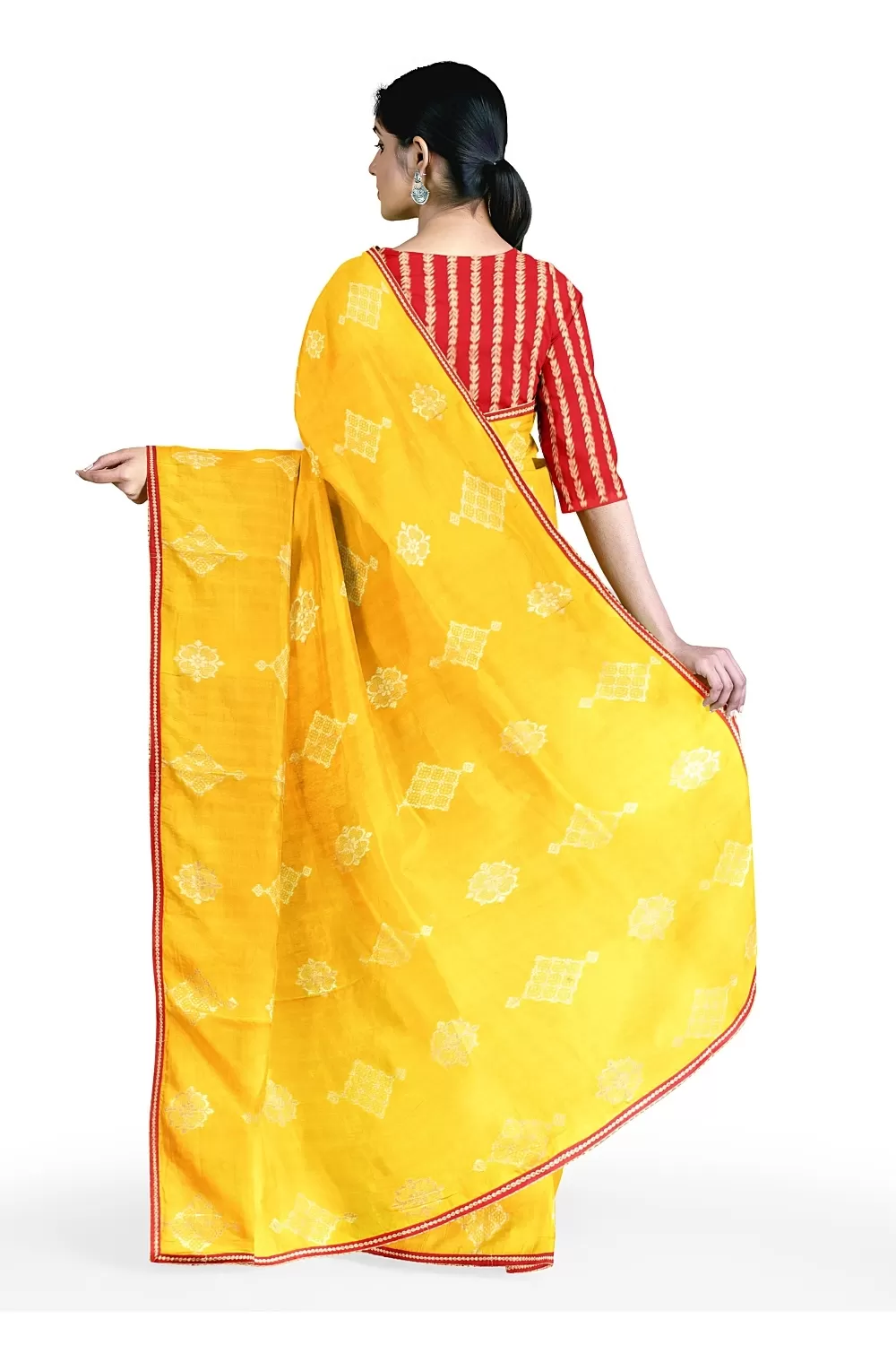 Yellow Colour Soft Silk Saree