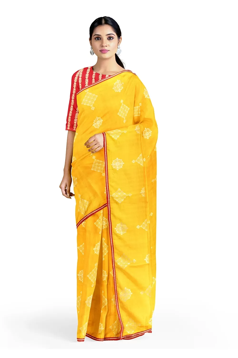 Yellow Colour Soft Silk Saree