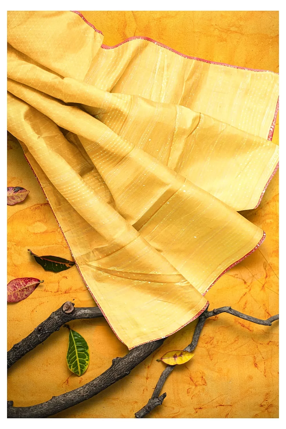 Mustard Yellow Colour Soft Silk Saree