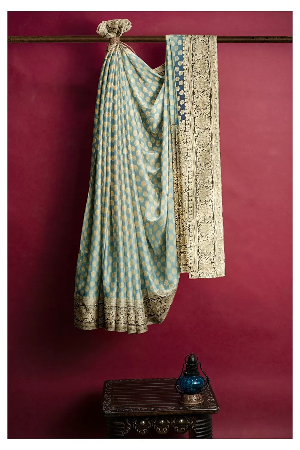 Sea Green Colour Soft Silk Saree